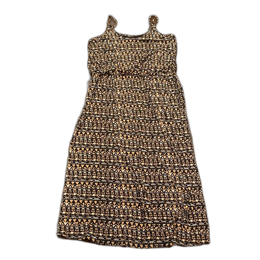 Belle Du Jour Brown Maxi Sundress